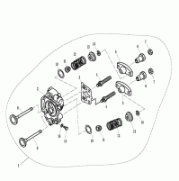 CYLINDER HEAD ASSY (REPARE KIT) - 4 Strok For F4F5BM